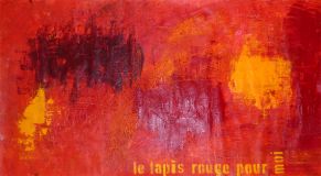 LE TAPIS ROUGE, Acryl auf Papier, 120x70cm, 2013